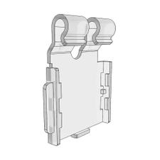 Adapter za kuke perfor.zida za SoluM 1.6" horizont