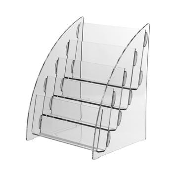 Stoni stalak za prospekte sa četiri pregrade, A5 format
