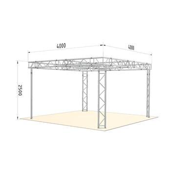 Sajamski stand FD 32, 4.000 mm x 2.500 mm x 4.000 mm