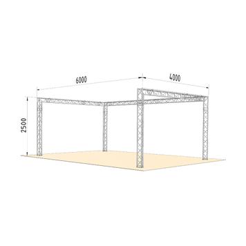 Sajamski stand FD 23, 6000 mm x 2500 mm x 4000 mm