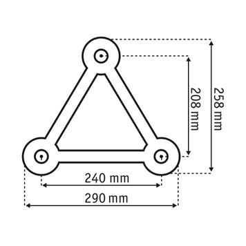 Sajamski štender FD 33, 6000 mm x 6000 mm