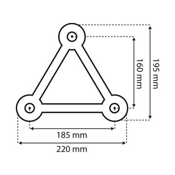 Sajamski stand FD 23, 4000 mm x 2500 mm x 4000 mm ( B x H x T)